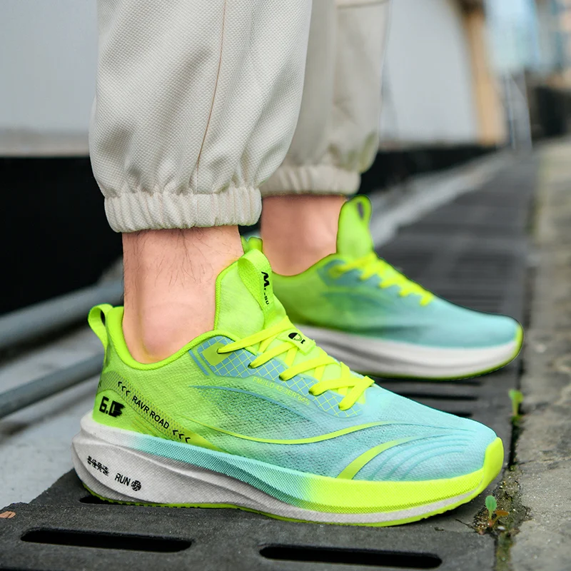 Мужская обувь Кроссовки Карбоновая версия Марафон Бег Повседневная спортивная