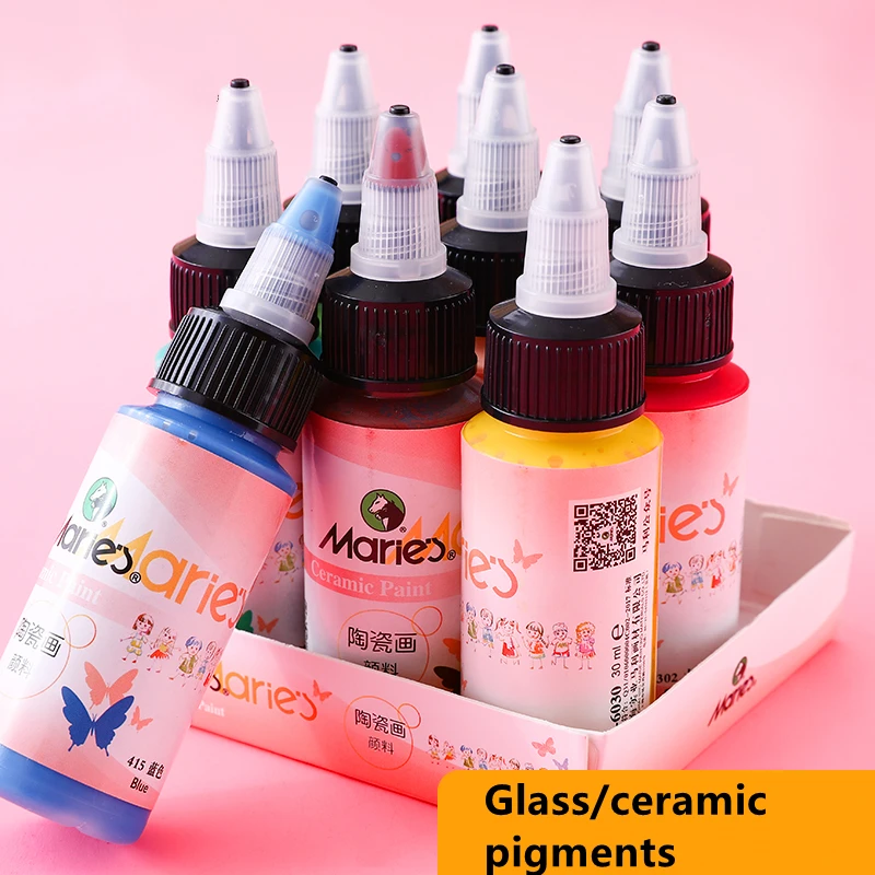 Стеклянные/керамические краски сделай сам для рисования водонепроницаемые не