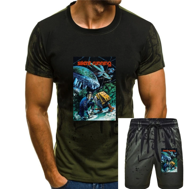 

Silent Running 1972 Movie Poster Design T-Shirt by Ameiva Apparel men t shirt