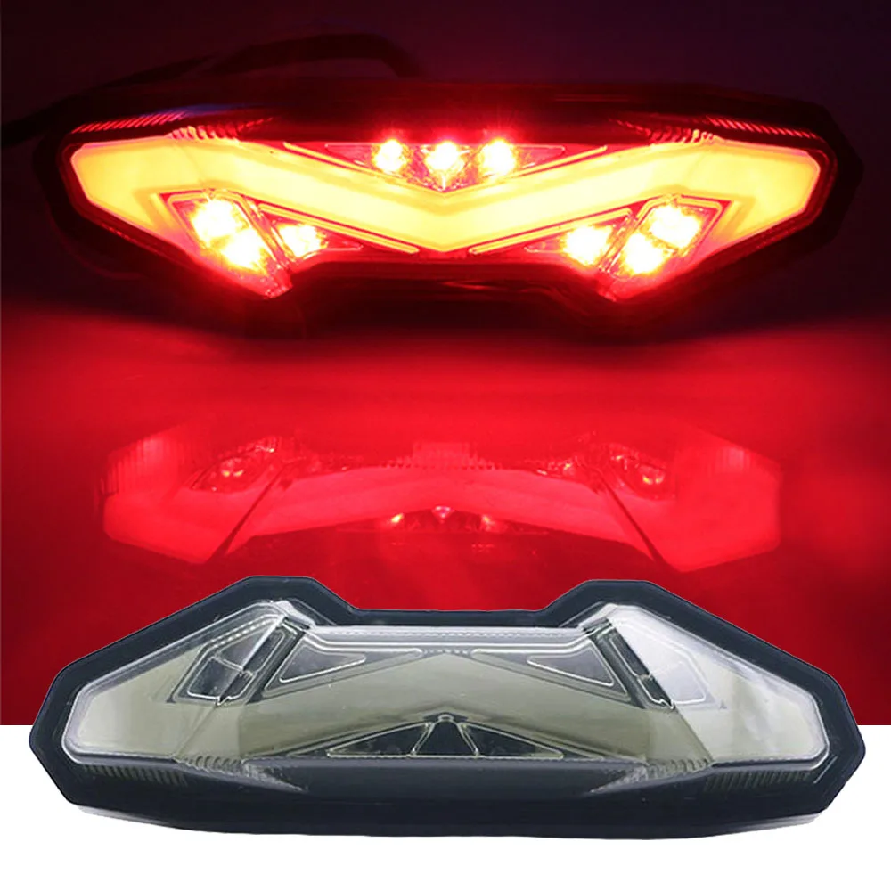 

Светодиодный задний фонарь для мотоцикла, тормозной фонарь, указатель поворота, лампа для YAMAHA MT-10 FJ-09 MT09 MT 09 Tracer 700 900, встроенный указатель по...