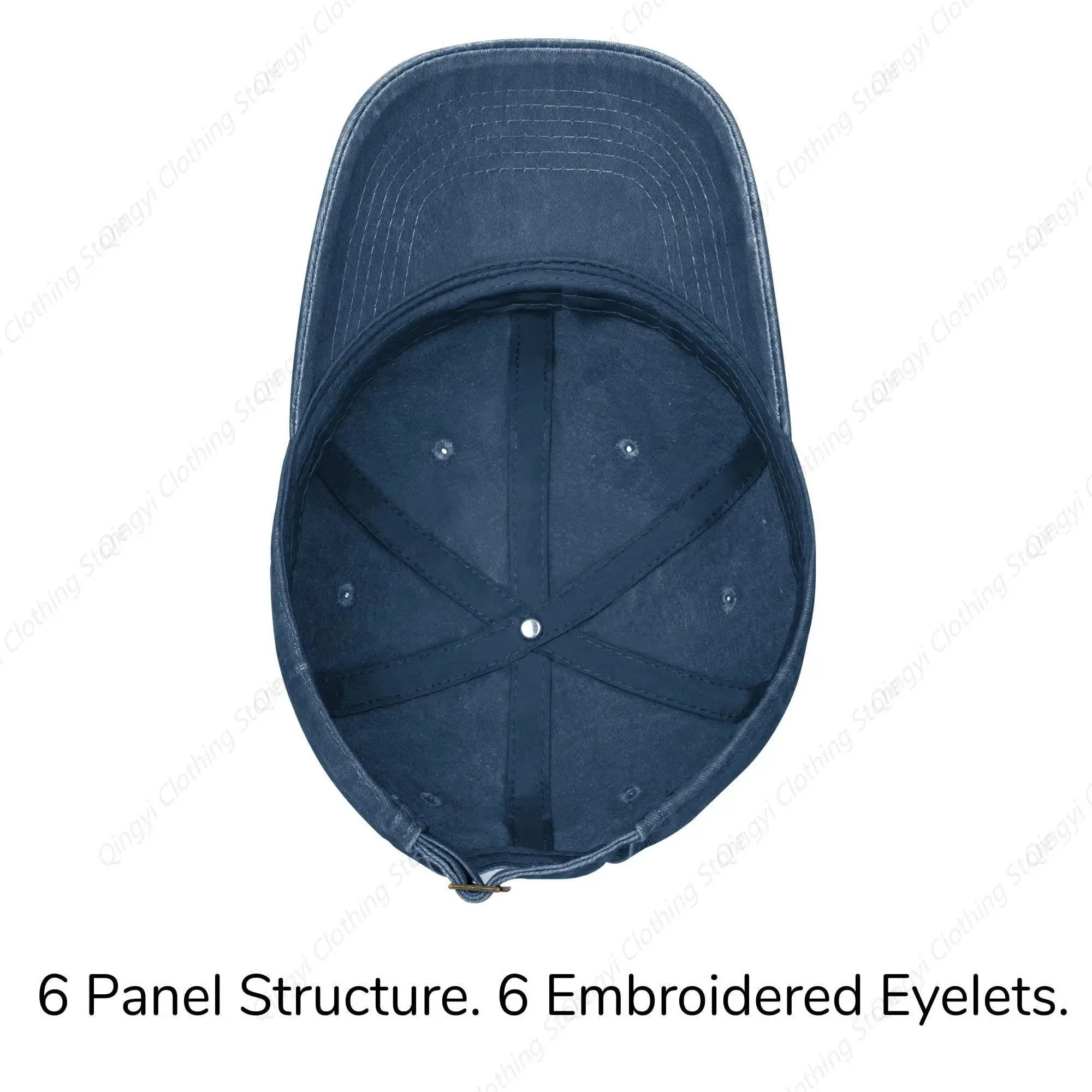 Бейсбольная кепка с абстрактной большой волной — регулируемая винтажная из