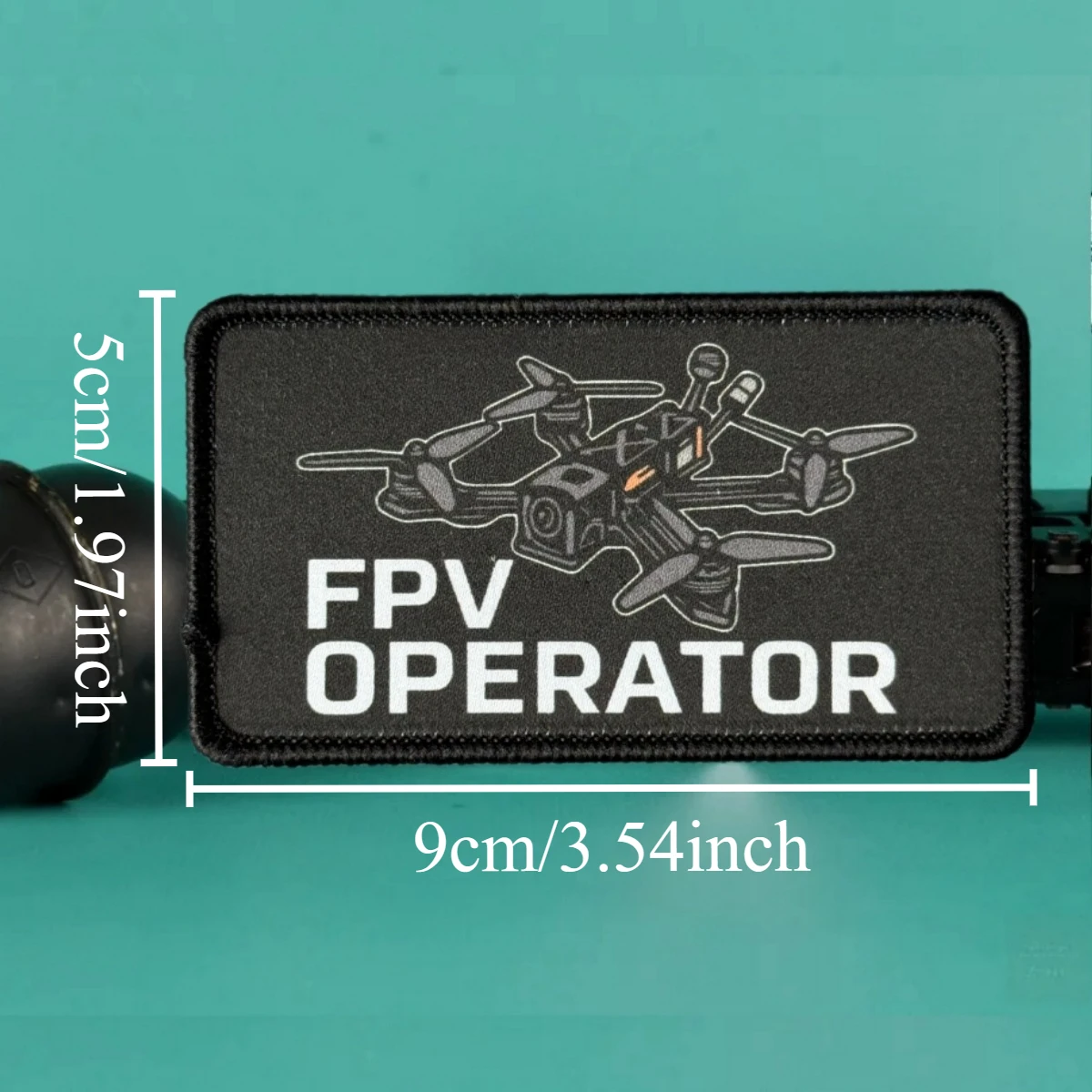 Фото Тактический патч FPV Operator Morale с принтом дрона, нашивка на липучке для одежды, военной формы, армейских рюкзаков, уличного снаряжения №3
