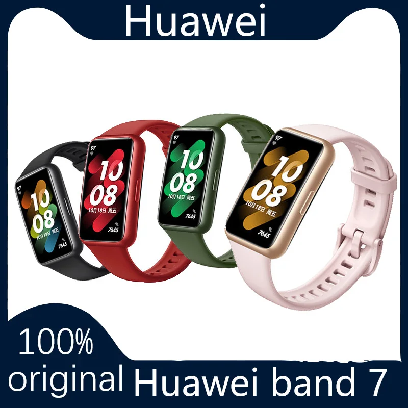 

New arrive Huawei Band 7 smartwatch,Automatic SpO2 Monitor Smart Watch,1.47" AMOLED,Heart Rate Monitor,2-week battery life