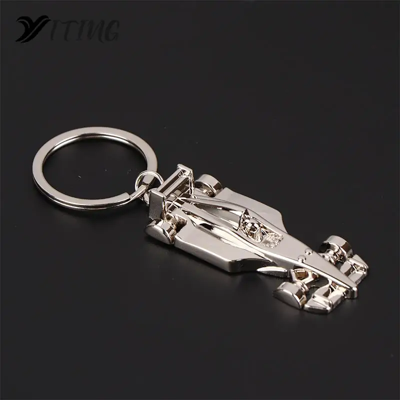 New Arrive Racing Key Chain Silver Color Alloy Full Wheel Car Key