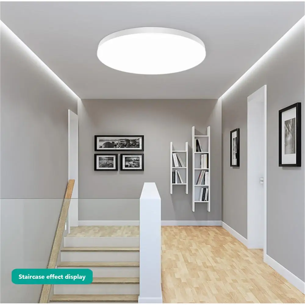 

LED Induction Ceiling Light Human Body Induction Acousto-optic Control Home Induction Ceiling Light Corridor Stair Aisle Light