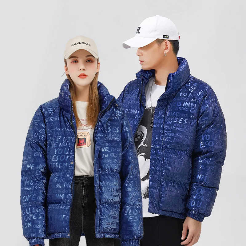 pu lint padded men's winter padded jacket jacket tide brand ruffian handsome padded jacket Men's winter jackets parkas Man coat