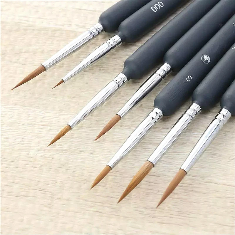 

1@#1PCS Hair Paint Brush High Quality Art Painting Brushes Artistic Watercolor Brush for Drawing Art Supplies