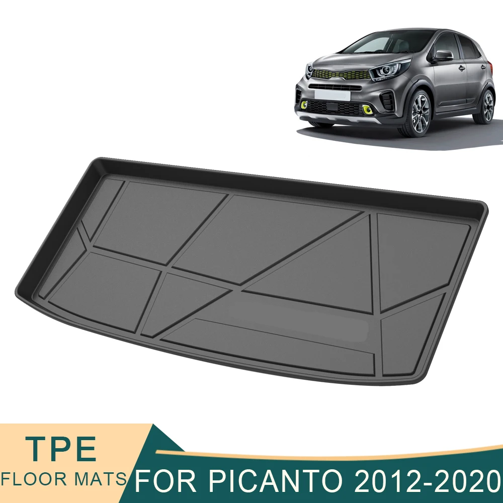 Нескользящие коврики из ТПЭ для багажника KIA PICANTO 2012-2020 |