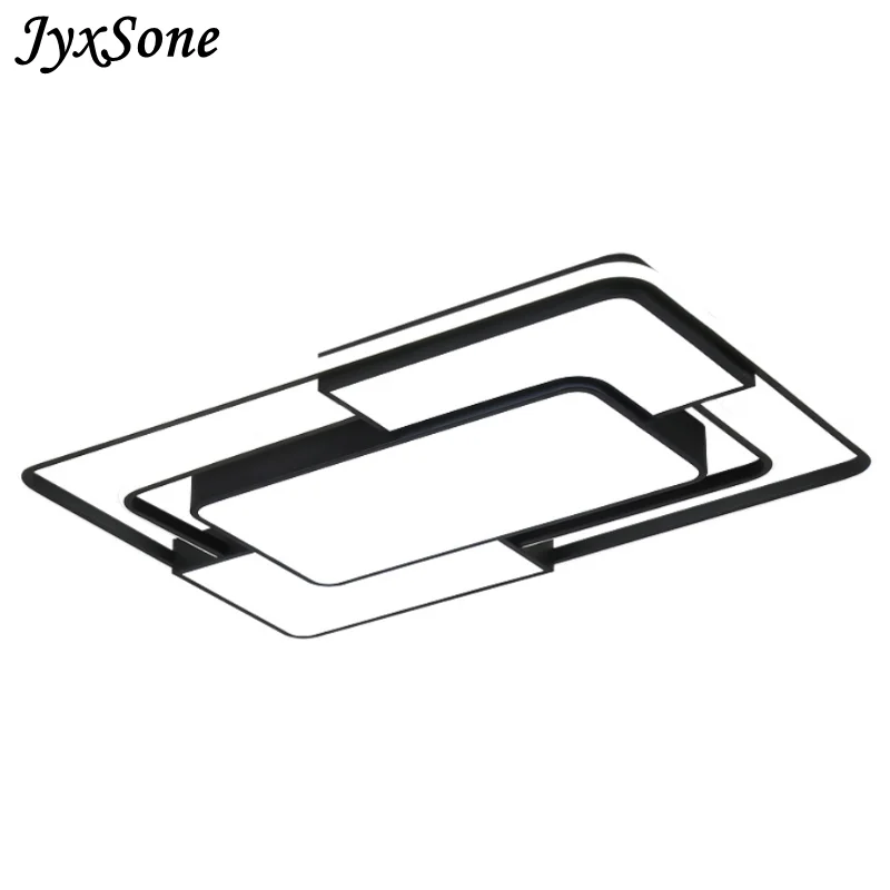 $103.47 2022 Chandelier Nordic Modern Ceiling Lamp Rectangular Simpl Dimmer Minimalist Decorative for Living Bedroom Dining Room Lights