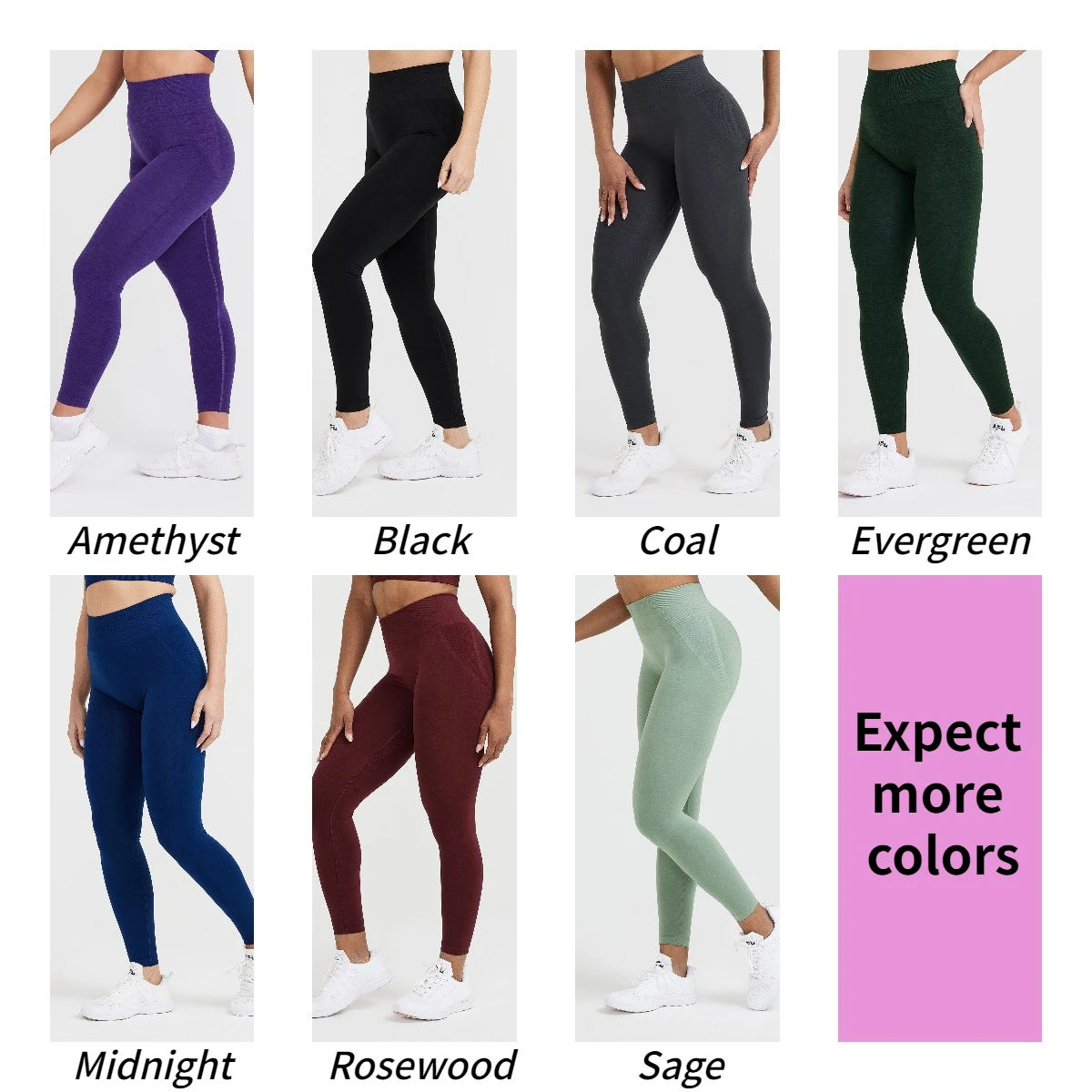 Amplify Effortless Legging Sport Femme Push Up Tights Seamless Fitness Leggings Women Booty High Waist Scrunch Butt Yoga Pants