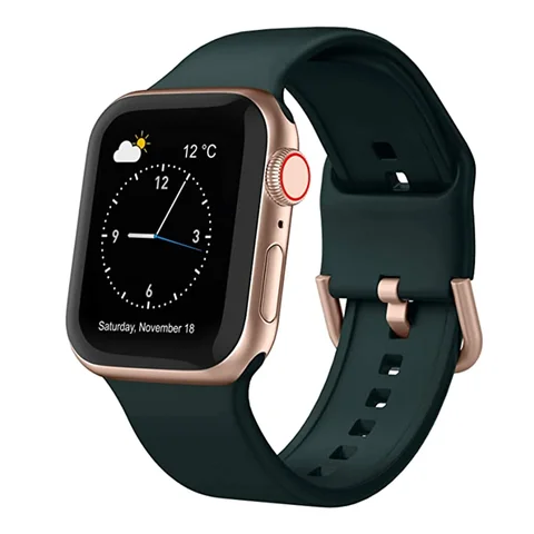 Силиконовый ремешок для Apple Watch Ultra Band, браслет для iwatch series 7 se 3 4 5 6 8, 49 мм 44 мм 40 мм 45 мм 41 мм 42 мм 38 мм 44 45 мм