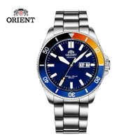 orient japanese gradient color sports watch for men 44mm dial automatic mechanical mens wrist watch ra aa09