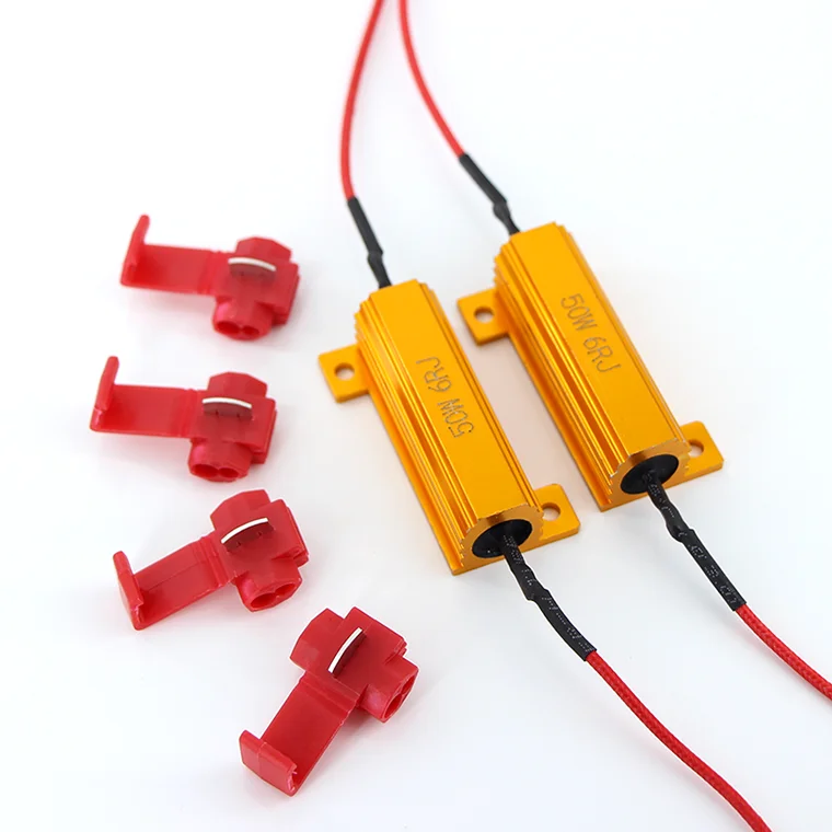 

50W H1 H3 H7 H11 9006 hb3 hb4 h9 h8 H4 Car Load Resistor Error Canceller LED Decoder Canbus Free Wiring Canceller Decoder Light