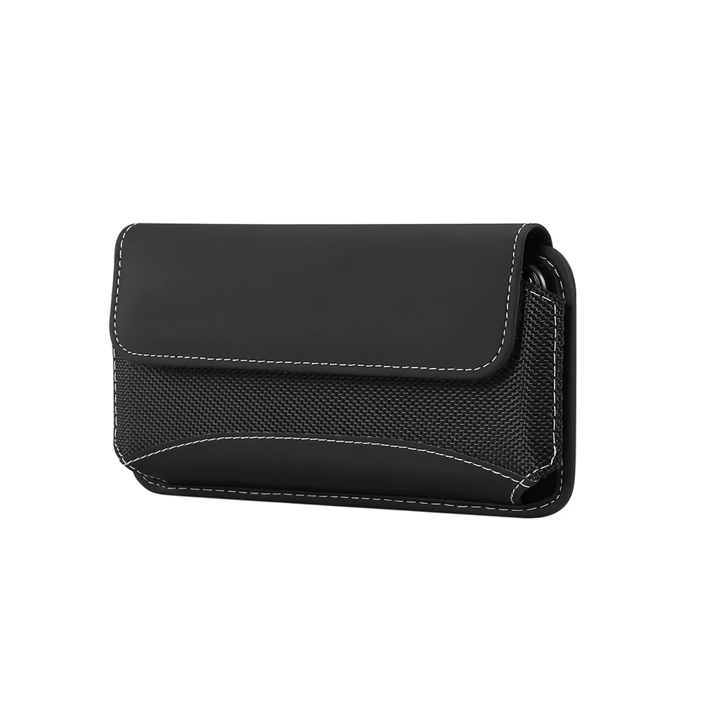 

Holster Pouch Case For iPhone 13 12 11 Pro Max / XS Max Nylon Rugged Pouch Carrying Belt Case Water-Resistant Cover Case