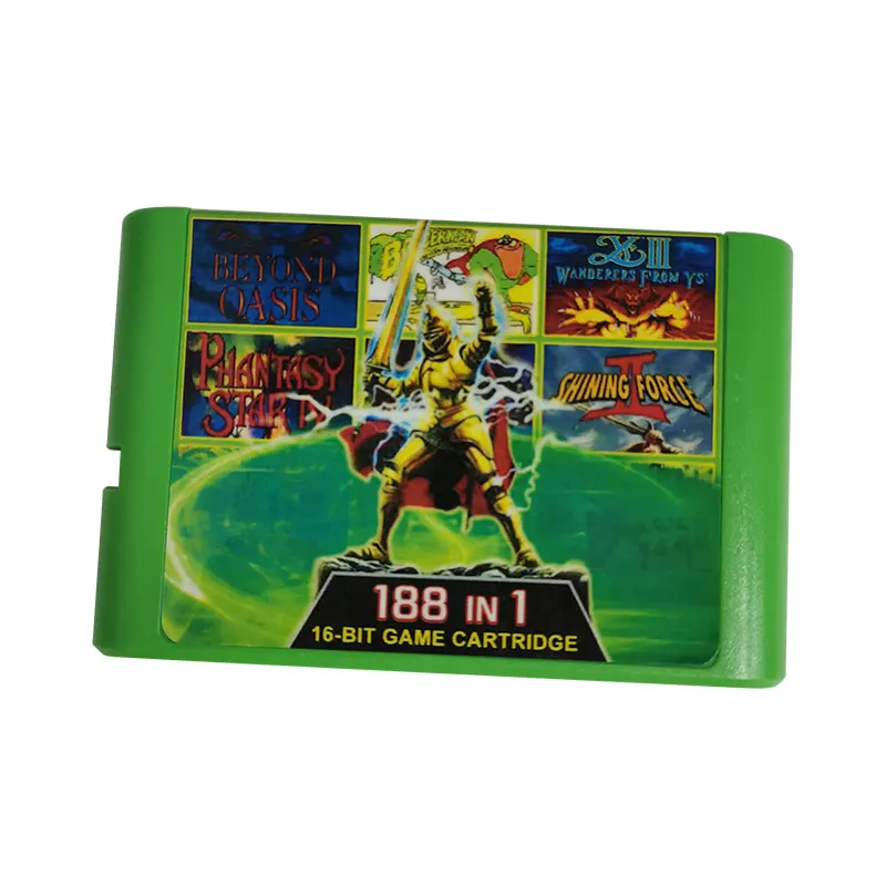 

188IN1, картридж для видеоигр Sega Megadrive Genesis, картридж для игр