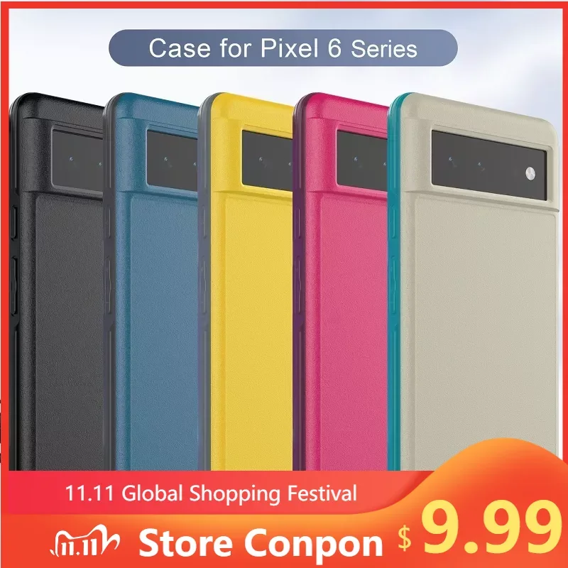 

Style Fashion Matte Hard PC Phone Case Anti-fall Soft TPU Frame Proteaction Back Cover For Google Pixel 6 Pro