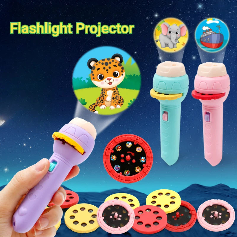 

Детский проектор со спящим фонариком, Мультяшные животные, фрукты, головоломка, познавательные игрушки, лампа для детей, игра для раннего ра...
