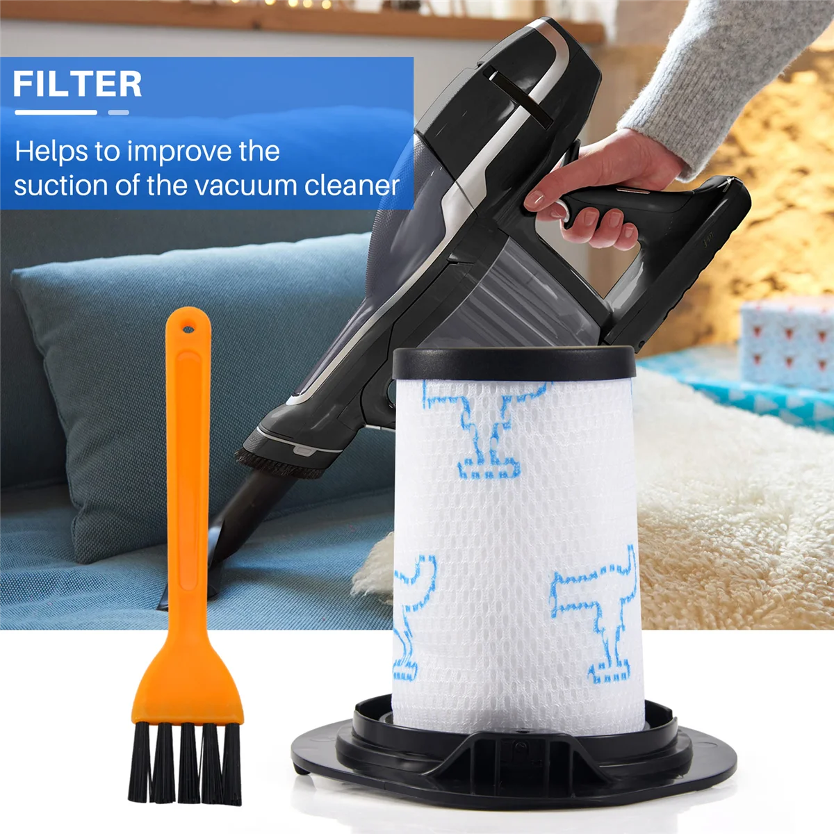 5 шт. фильтры для пылесоса Rowenta Air Force 460 All in One RH92Xx и Flex 560 RH94Xx детали ZR009002