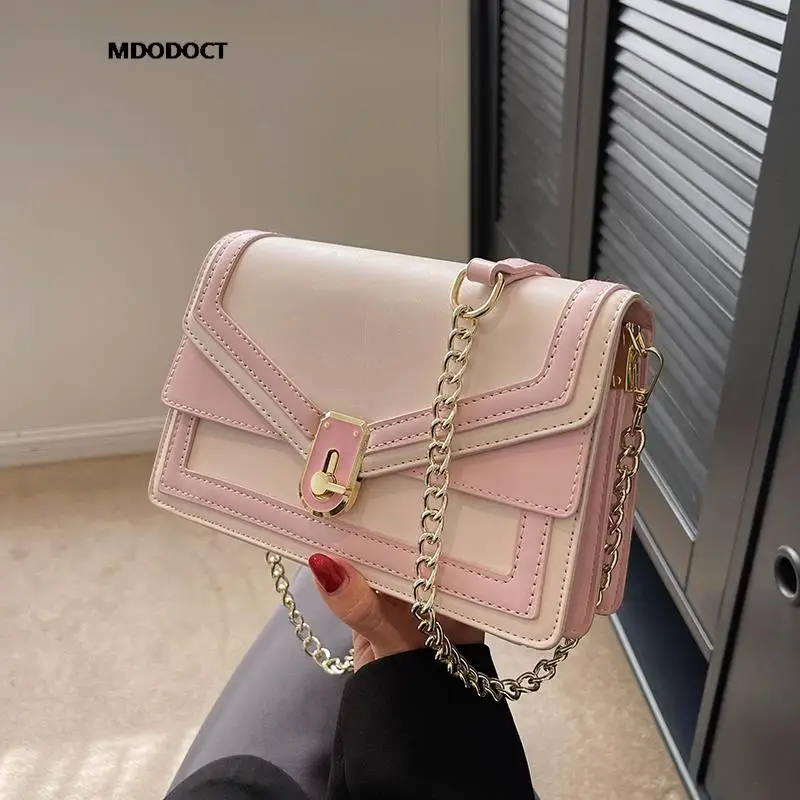 

For Women Fashion Versatile Chain Crossbody Bag New 2023 High Quality Simple Style Leather Shoulder Luxury Design Ladies Handbag