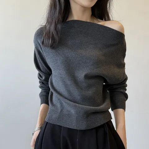 Женские шерстяные полосатые пуловеры Sherhure