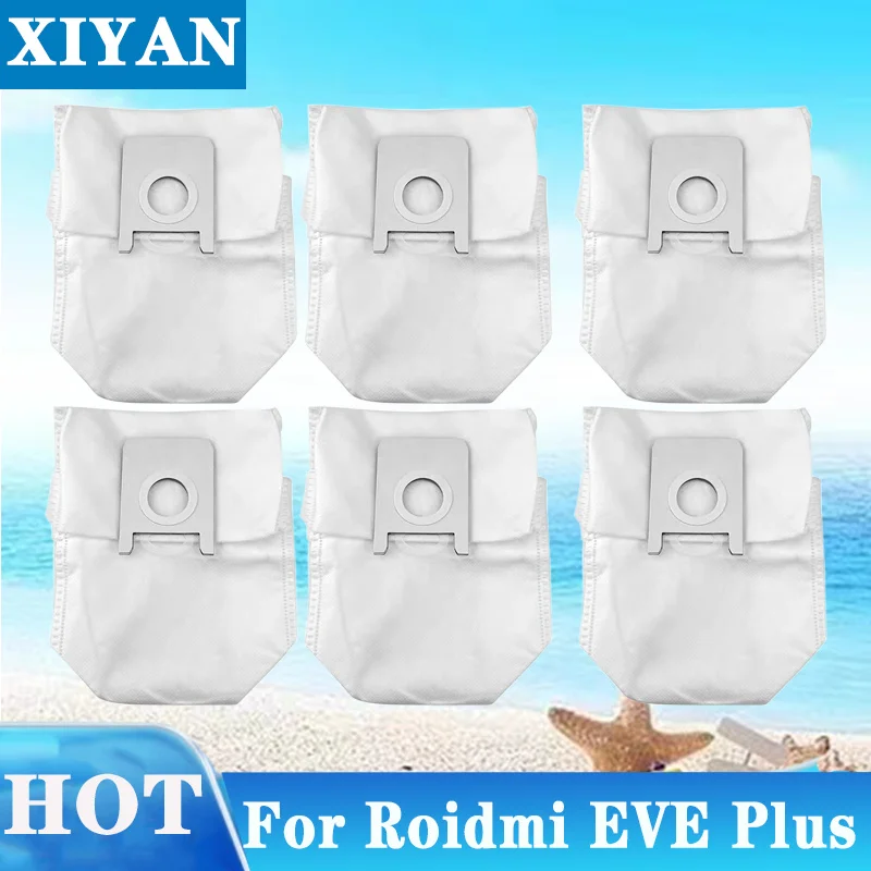 

For Roidmi EVE Plus Bag Robot Vacuum Cleaner Dust Bags Garbage Storage Bag Replacement Accessories Professional Parts