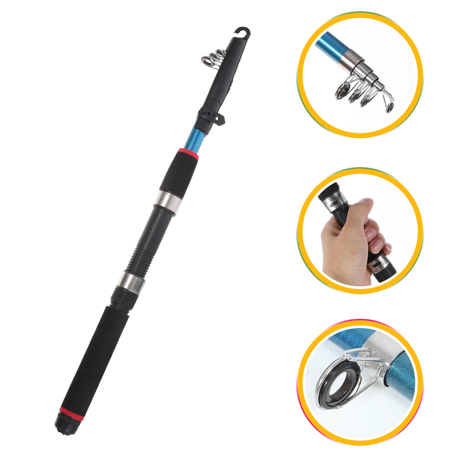 

1Pc Durable Light Weight Telescopic High Strength Fishing Rod Saltwater Rod for Fishing Use
