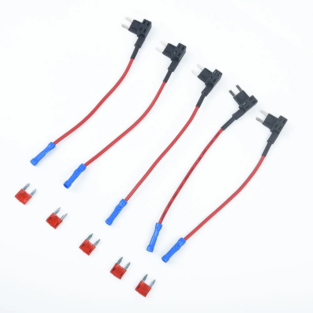 

Blade Fuse holder Built in fuse holder For alarms kits For games consoles For phone kits 10x Back ATM APM Circuit Slpice