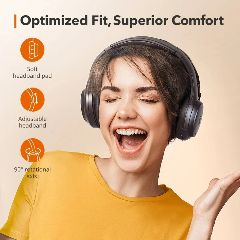 Беспроводные Bluetooth-наушники TaoTronics SoundLiberty 90 гибридные наушники с активным