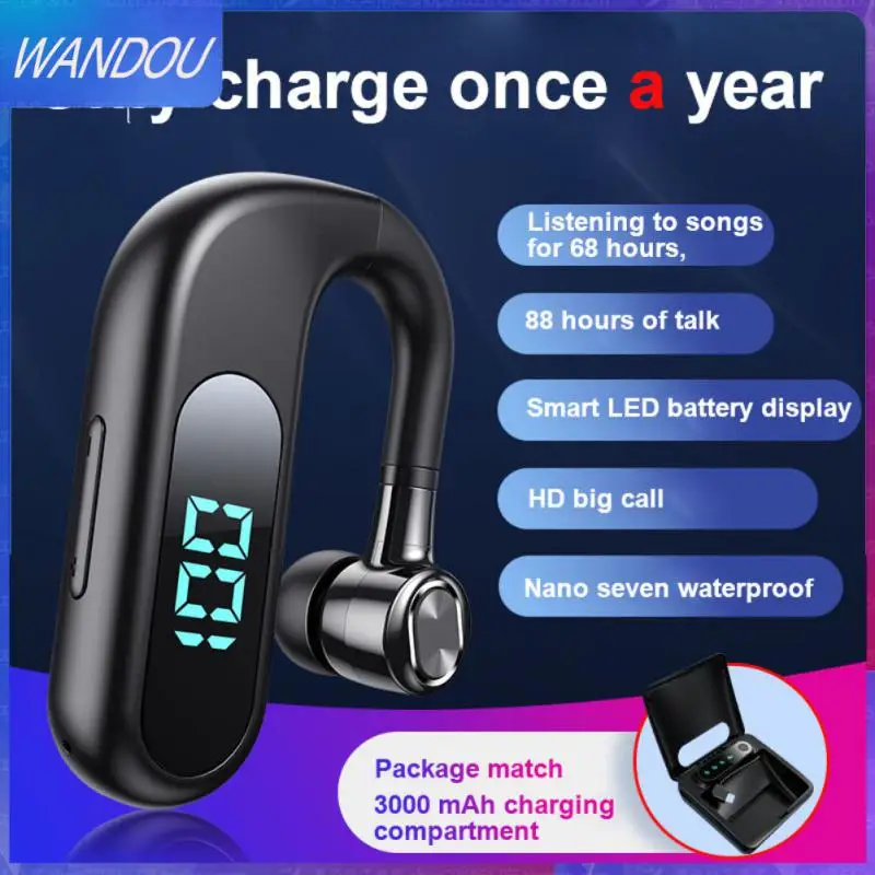 

Tws-стереонаушники с ЖК-дисплеем и поддержкой bluetooth