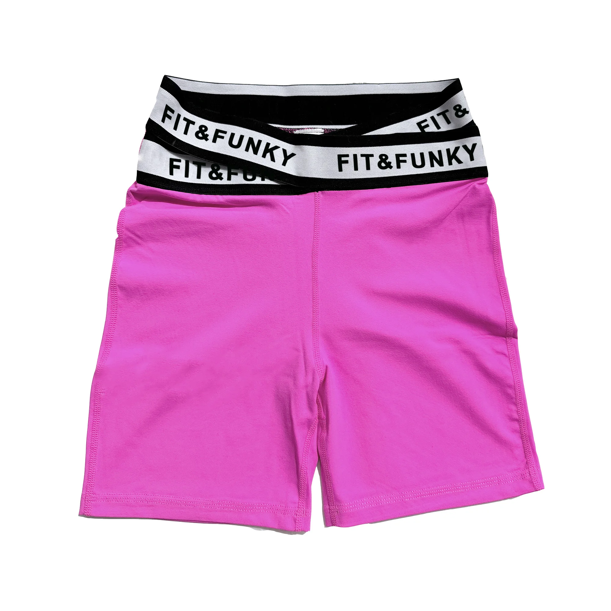 Быстросохнущие эластичные облегающие брюки ABCDE со средней посадкой шорты длиной