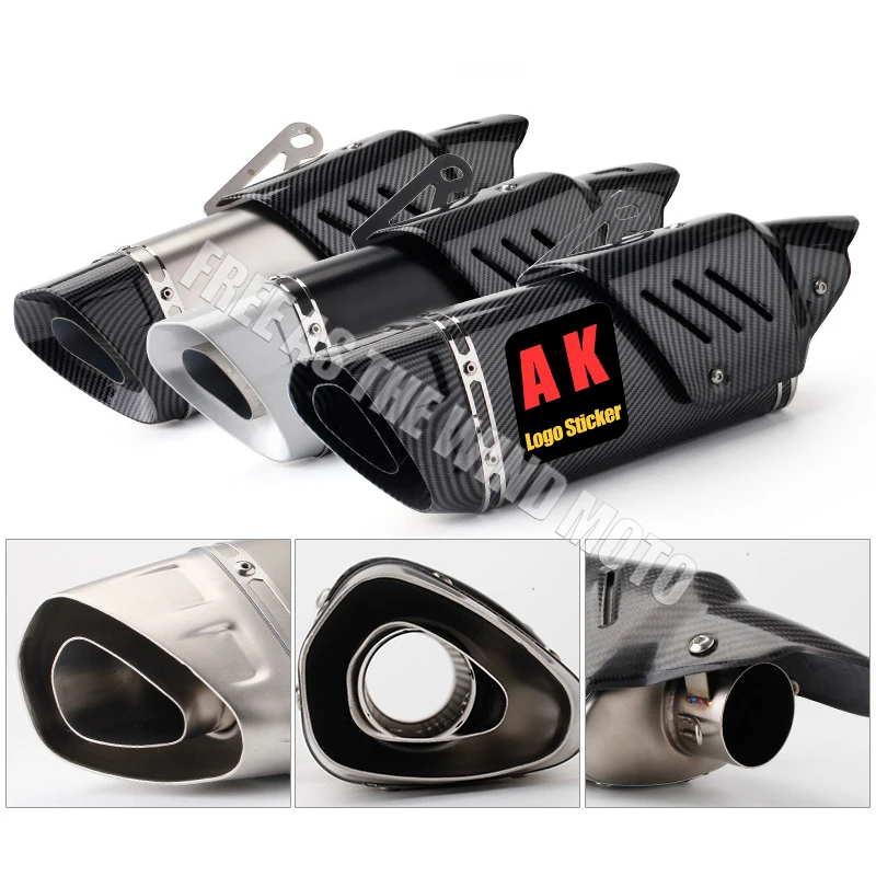 51 мм универсальный R1 AK мотоциклетный глушитель для Kawasaki Yamaha Honda Suzuki ETC