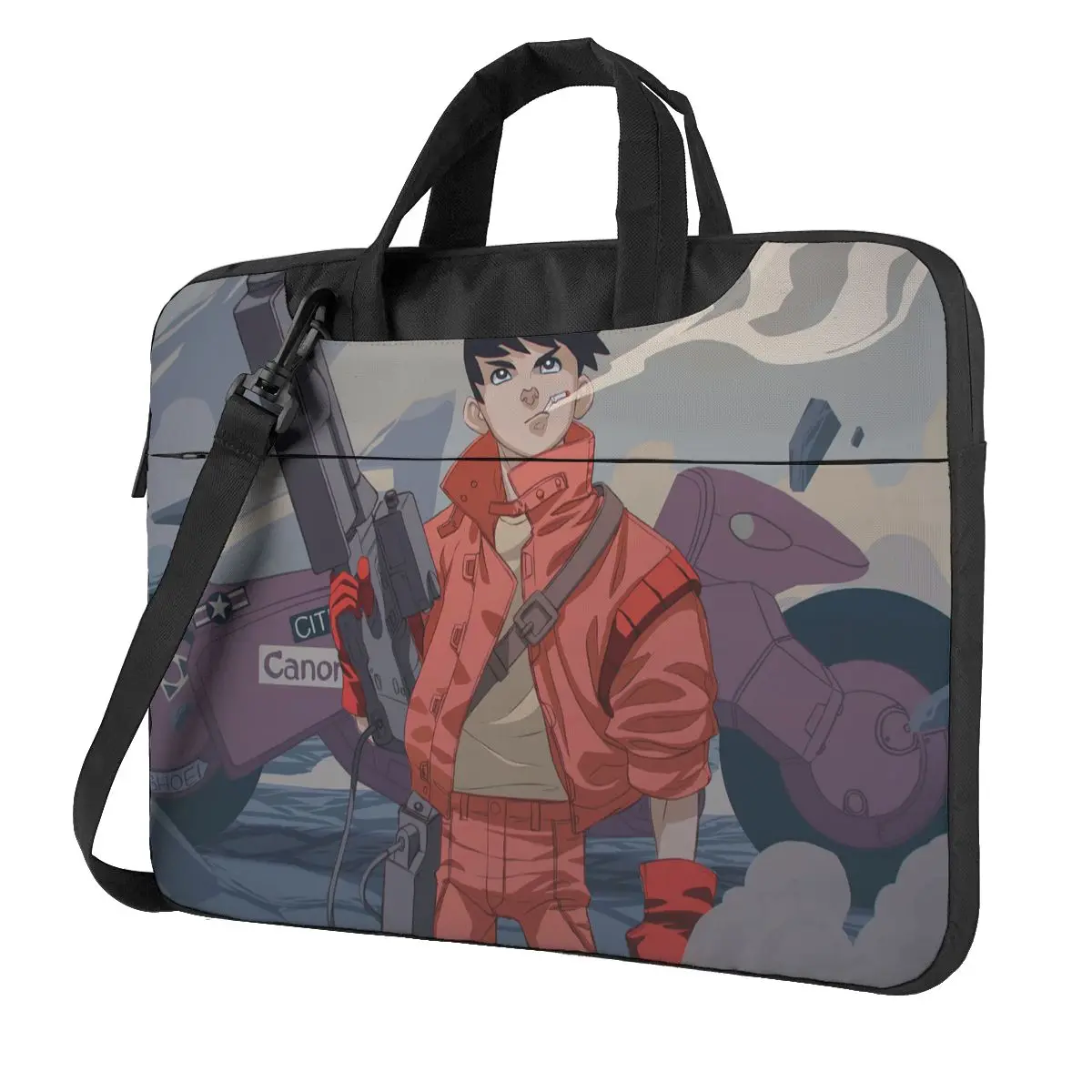 

Kaneda Tetsuo Smoking Laptop Bag Cannon Gun For Macbook Air Pro Xiaomi Lenovo Asus 13 14 15 15.6 Case Cute Waterproof Pouch