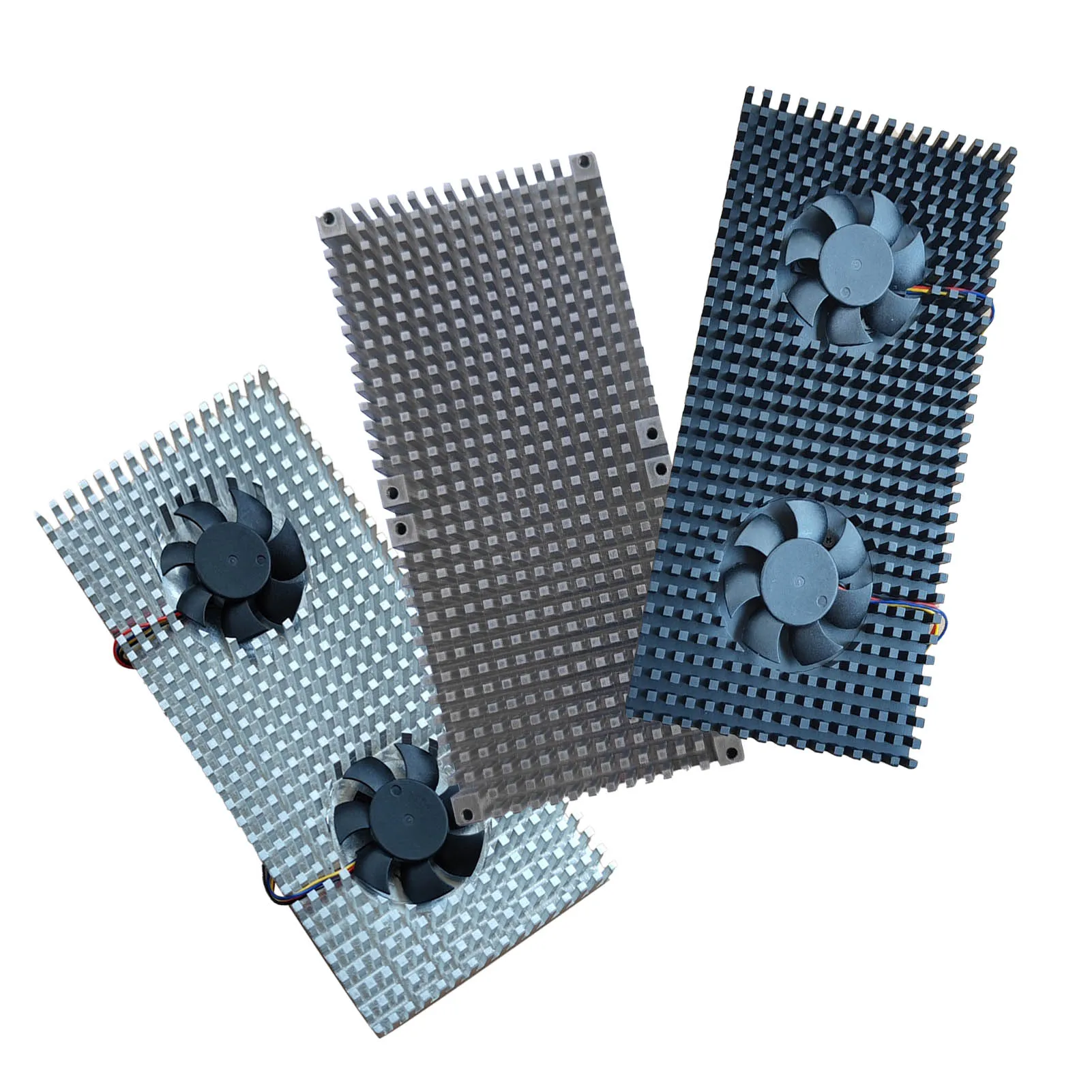 

CHT-727 Geforce RTX30 Series Ultra Thin Aluminum Mechanical Hard Disk Cooler Heat Sink Video Card Sliver Black
