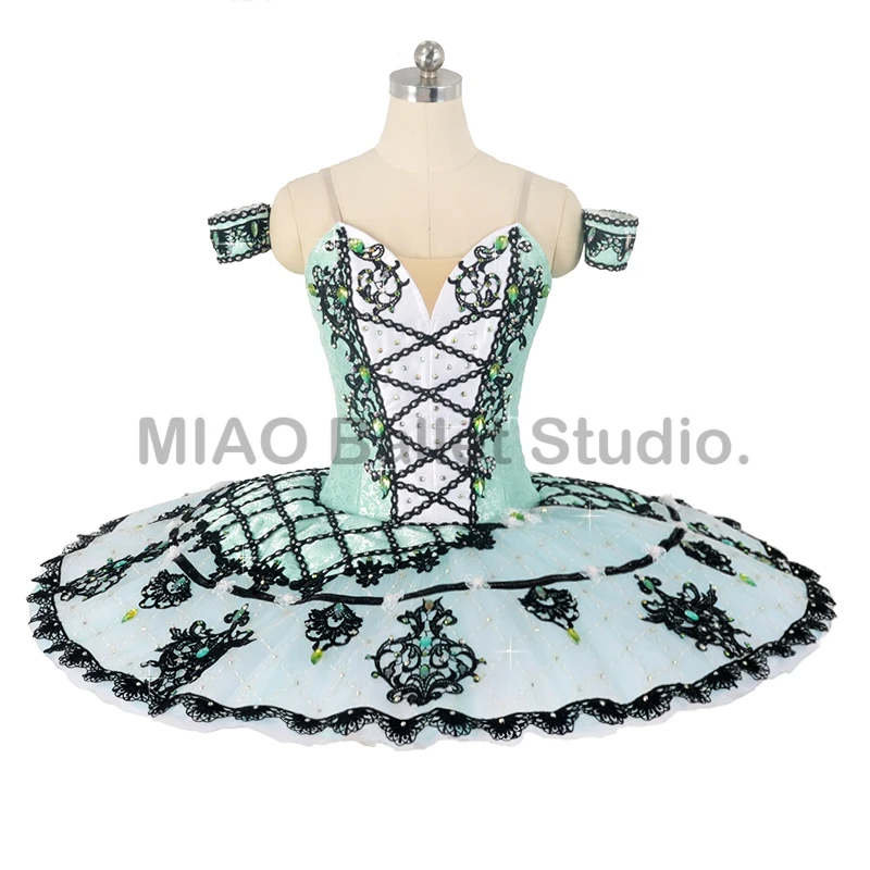 Светильник зеленая черная балетная пачка La Esmeralda для девушек профессиональная