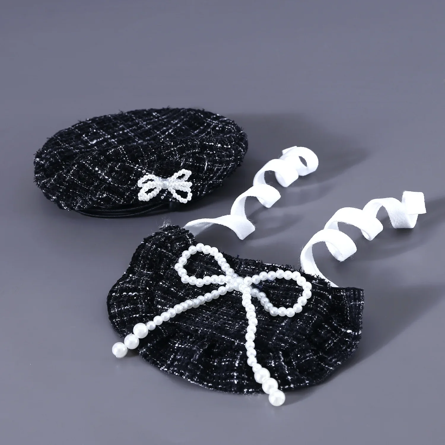 2024 Новая вязаная шапка для собак ручной вязки с нагрудником кисточками домашних