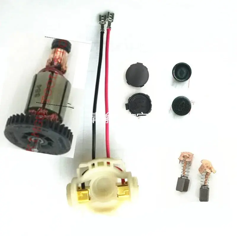 Держатель для угольной щетки MAKITA DGA402 DGA452 XAG01, крышка коробки передач, колеса в сборе