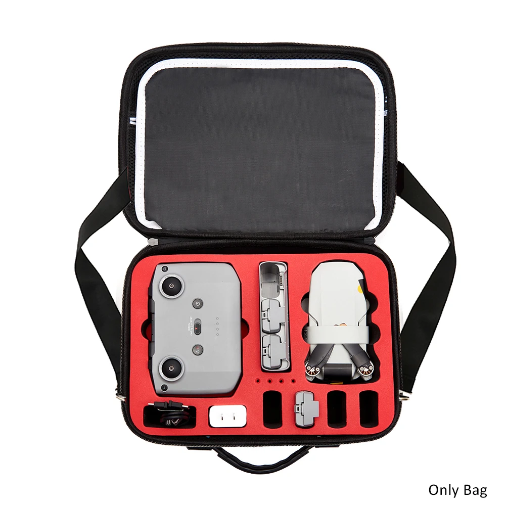 

Carrying Case With Handle Zipper Suitcase Drone Accessories PU Leather Shoulder Bag Storage Portable Travel For DJI Mavic Mini 2