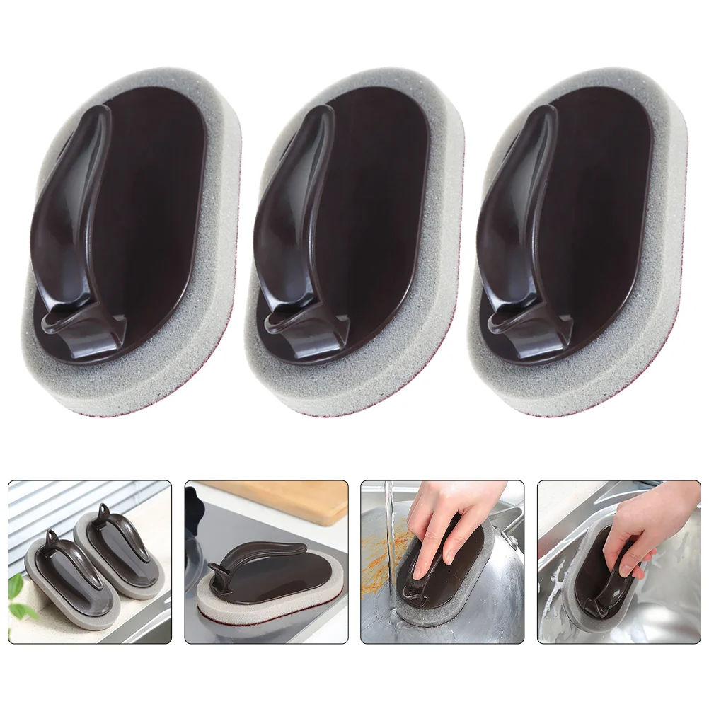 

5pcs Convenient Emery Sponges Nano Carborundum Sponges Washing Pot Sponge Brushes