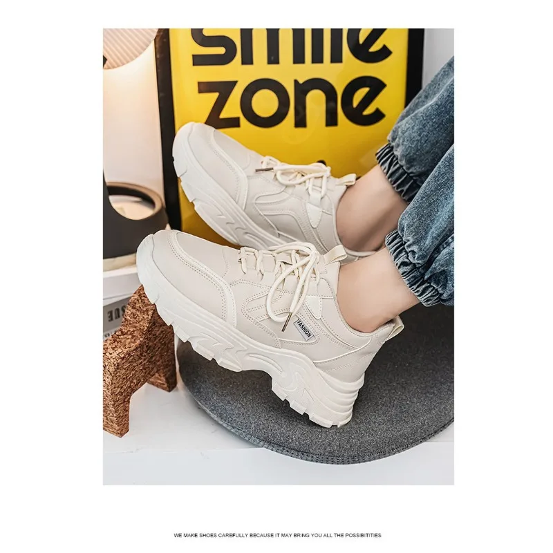 Модные мужские кроссовки 2024 осенняя уличная дышащая обувь на платформе