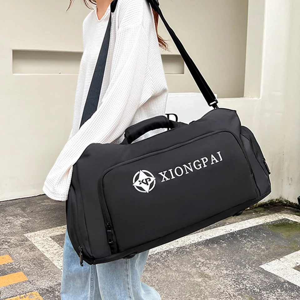 Independent Shoe Compartment Large Capacity Luggage Bag Travel Bag Luxury Brand Design New Dry And Wet Separation Fitness Bag 82