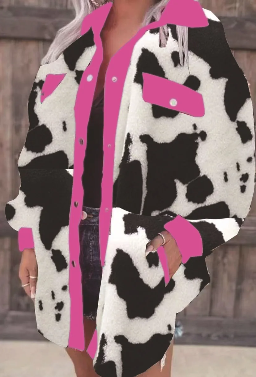 

New Coat for Women 2023 Autumn/Winter Women's Leopard Pattern Plush Coat