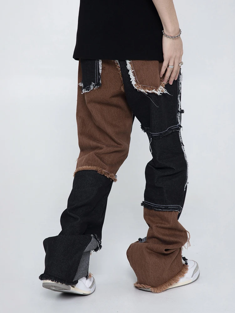 Уличная одежда IEFB вырез на ботинке цветная Блокировка новинка 2022 трендовые