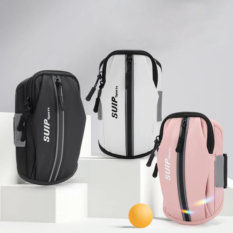 

Zipper Running Armband Bag For iPhone 14 13 12 11 Pro Max 14 Plus XR Universal Sports GYM On Hand Phone Pouch For Xiaomi Samsung