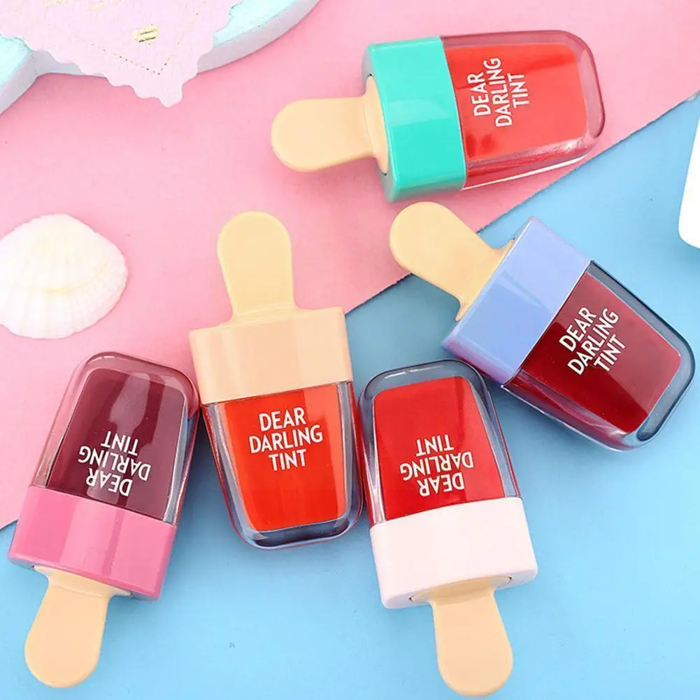 

36pcs Korean Style Cute Ice Cream Lip Tint Makeup Lipgloss Gloss Waterproof Liquid Moisturizing Cosmetic Lipstick Lasting N5f9
