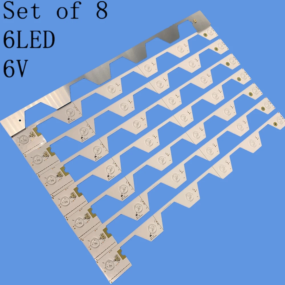 

Светодиодная лента для подсветки TCL B50A658U U50S6806S L50E5800A LVU500NDEL SW-4C-LB5006-YH2 tmt_50e5800_8x6 _ 3030c, 8 шт./комплект