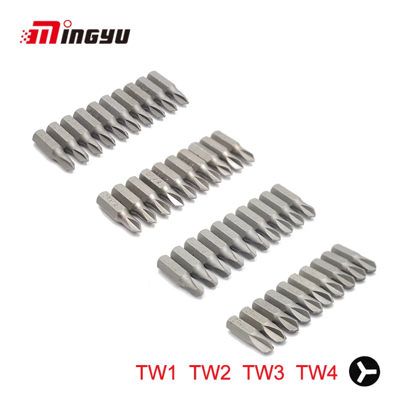 Набор отверток с шестигранным хвостовиком, 1/4 дюйма, 25 мм, 10 шт.