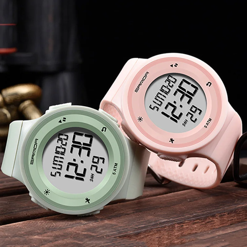 

Reloj Mujer Multi-function Luminous Women Men Led Digital Watches Waterproof Outdoor Climbing Sports Electronic Man Womens Watch