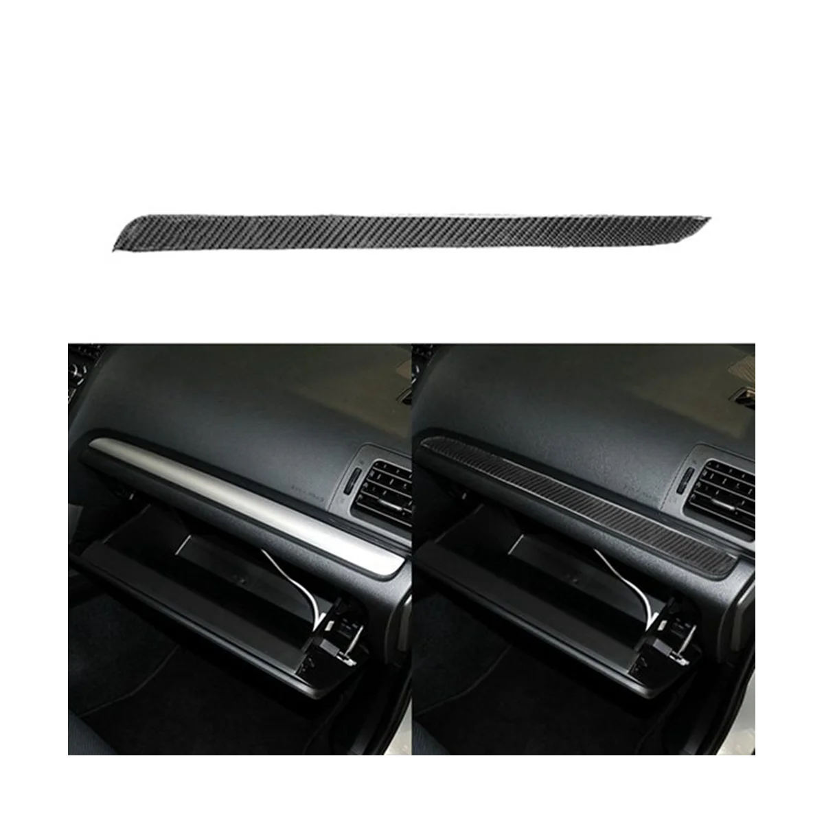 Внутренняя Панель Co-Pilot из углеродного волокна для приборной панели Декоративная