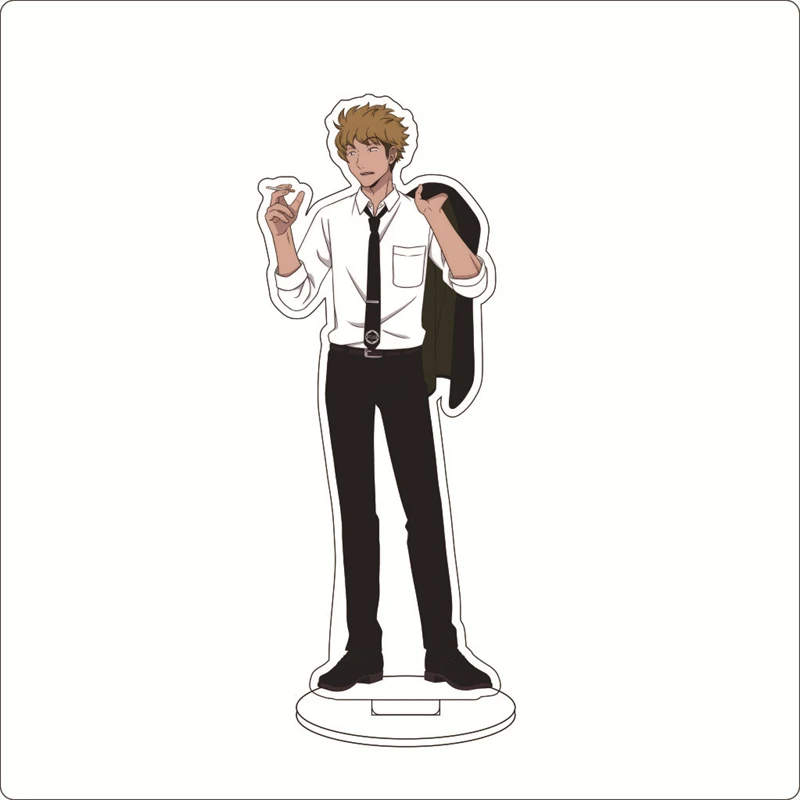Фото Периферийная акриловая подставка World Trigger, кукла Jin Yuichi Kuga Yuma, реплика фигурок, модель, тарелка, косплей, стоячие игрушки для друзей, 15 см №5