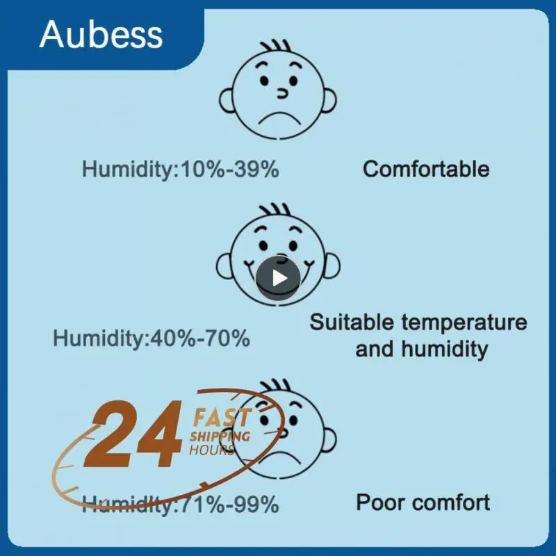

Gauge Weather Station Electronic Temperature And Humidity Meter Thermohygrometer Digital Mini Upgrade Smiley Lcd Digital Indoor